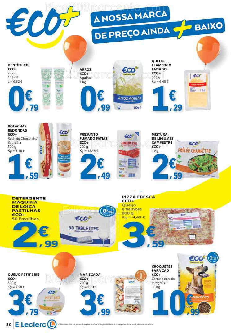 Antevisão Folheto E-LECLERC Marcas Próprias Promoções de 30 outubro a 5 novembro