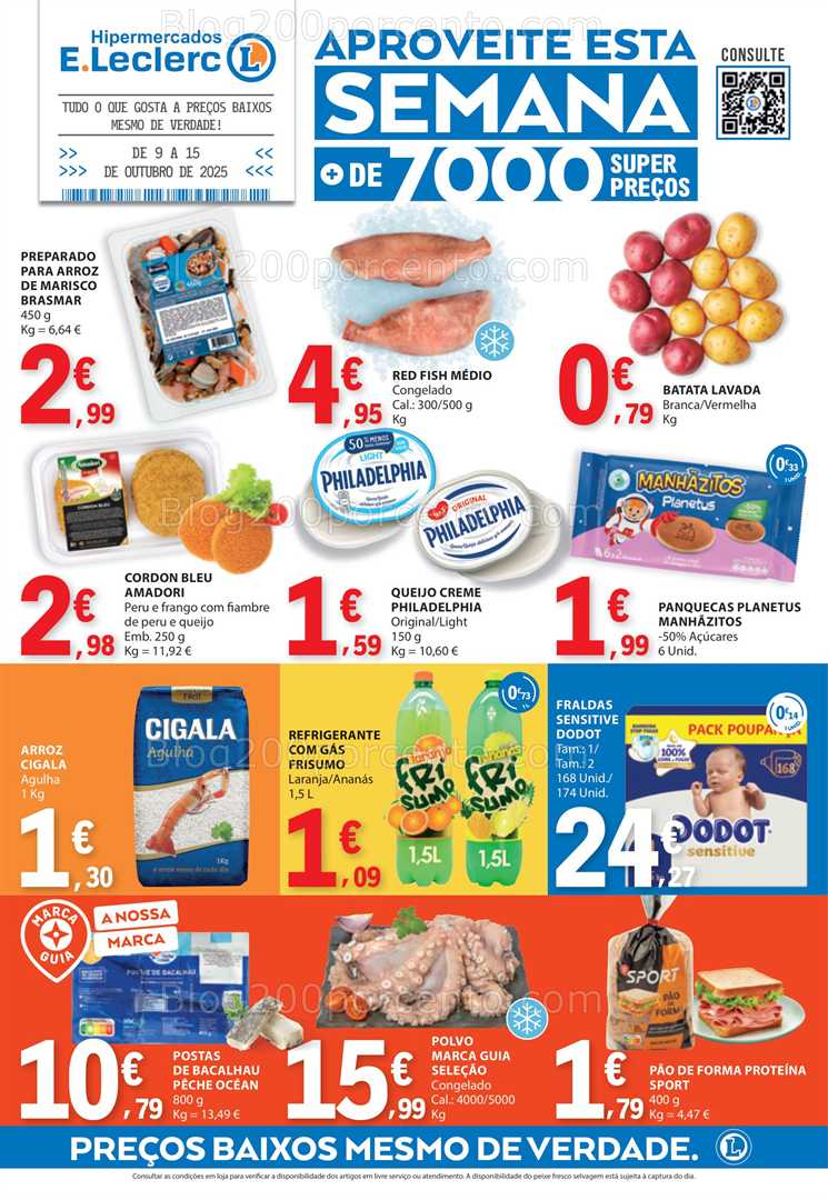 Antevisão Folheto E-LECLERC Promoções de 9 a 15 outubro