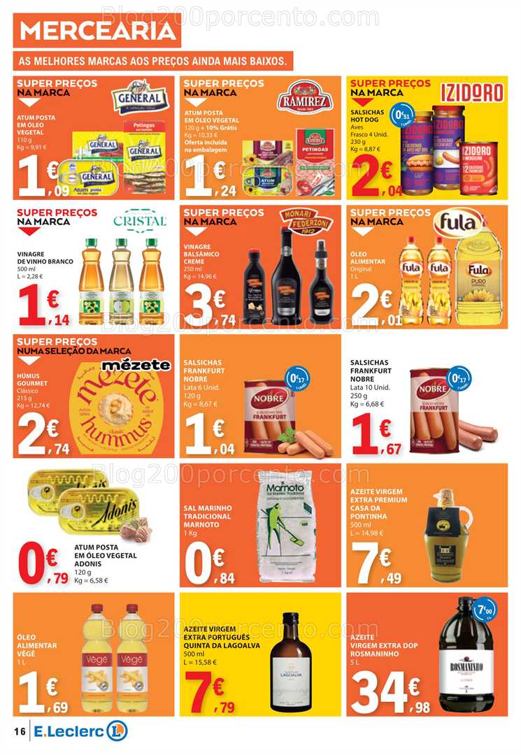 Antevisão Folheto E-LECLERC Promoções de 9 a 15 outubro