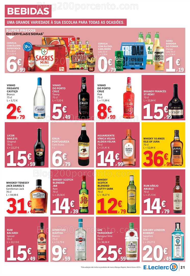 Antevisão Folheto E-LECLERC Promoções de 9 a 15 outubro