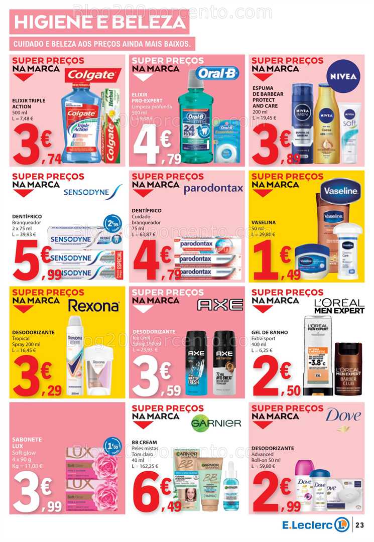 Antevisão Folheto E-LECLERC Promoções de 9 a 15 outubro