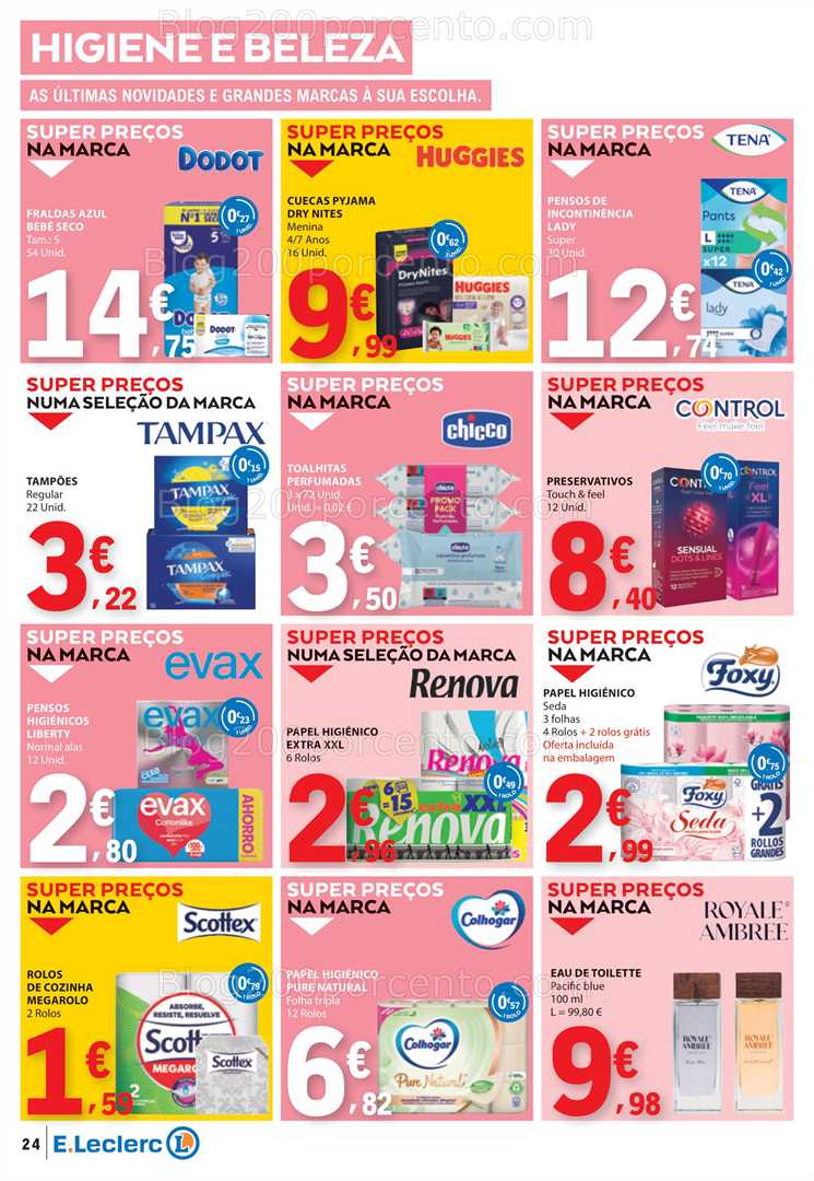 Antevisão Folheto E-LECLERC Promoções de 9 a 15 outubro