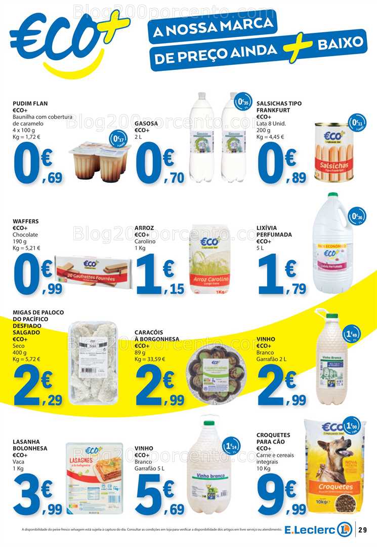 Antevisão Folheto E-LECLERC Promoções de 9 a 15 outubro