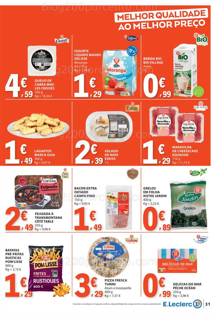Antevisão Folheto E-LECLERC Promoções de 9 a 15 outubro