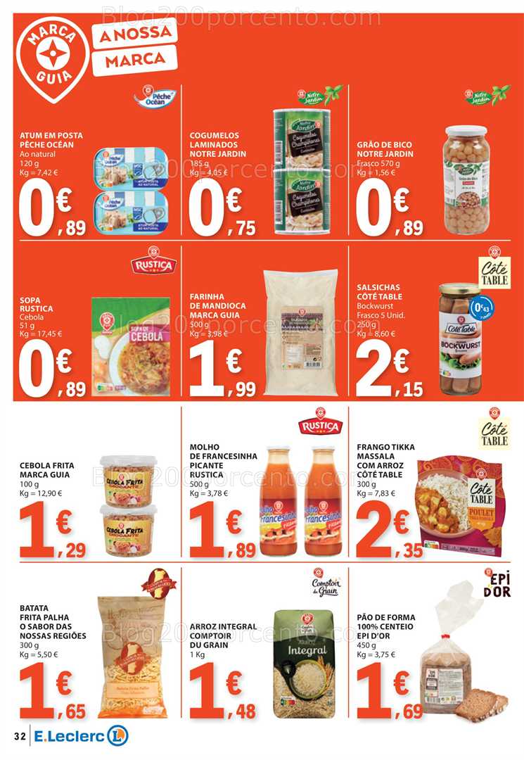 Antevisão Folheto E-LECLERC Promoções de 9 a 15 outubro