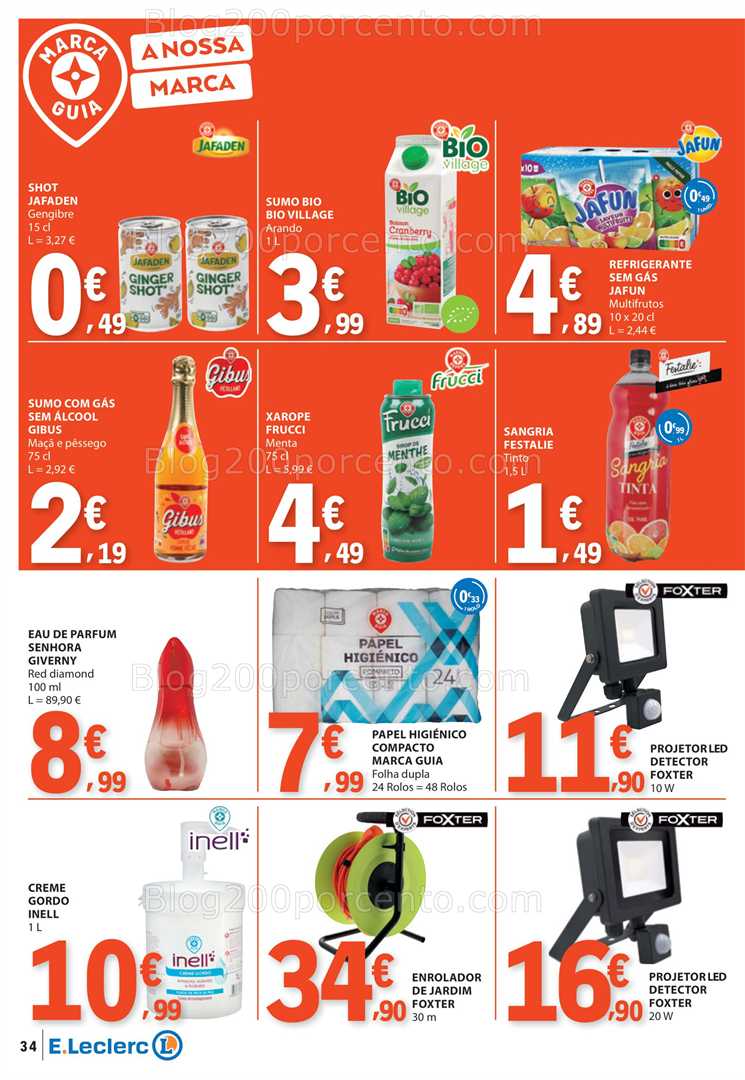 Antevisão Folheto E-LECLERC Promoções de 9 a 15 outubro