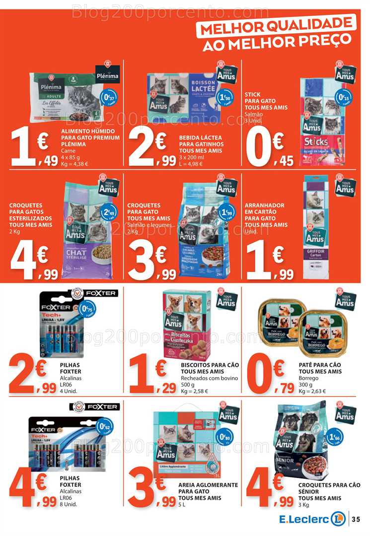 Antevisão Folheto E-LECLERC Promoções de 9 a 15 outubro