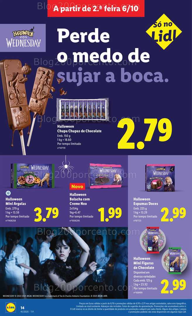 Antevisão Folheto LIDL Halloween Promoções de 6 outubro a 2 novembro