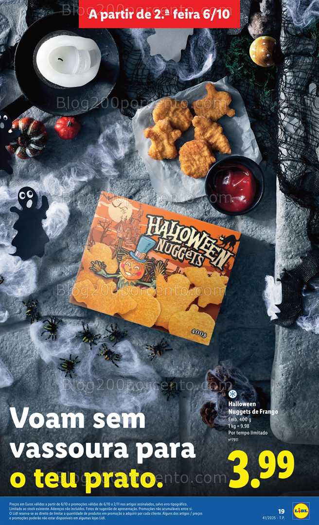 Antevisão Folheto LIDL Halloween Promoções de 6 outubro a 2 novembro