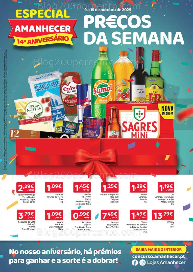 Antevisão Folheto AMANHECER Promoções de 9 a 15 outubro