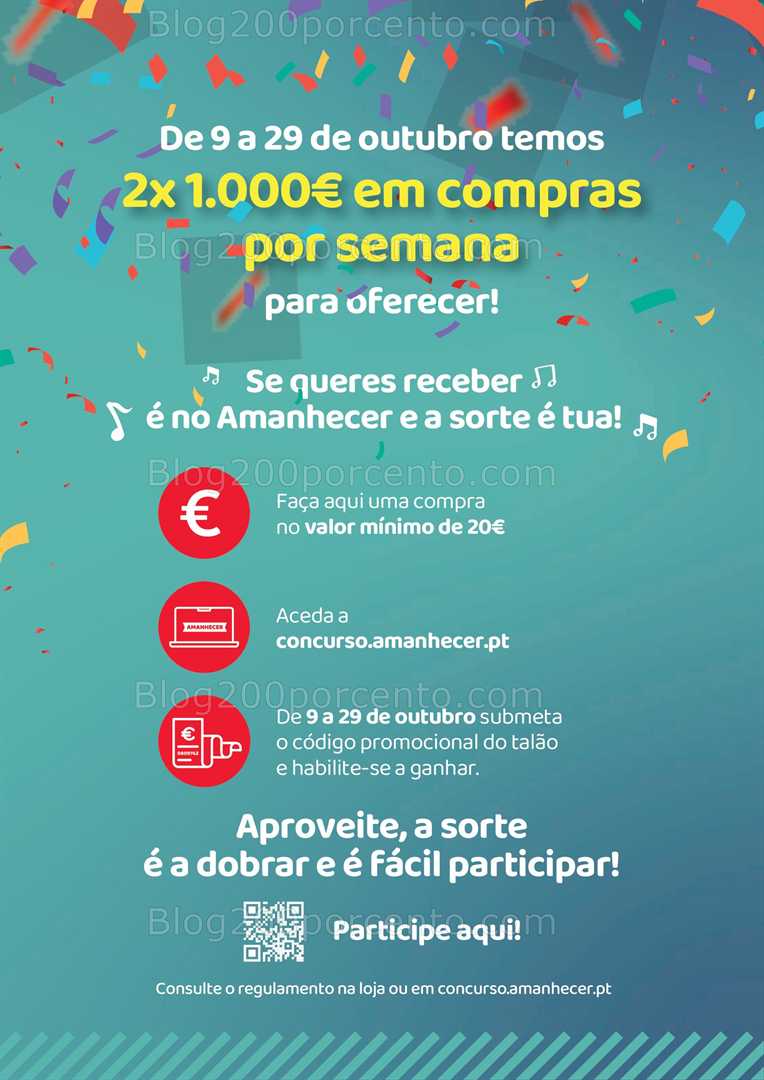Antevisão Folheto AMANHECER Promoções de 9 a 15 outubro