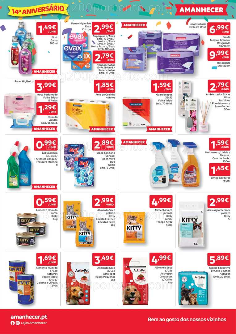 Antevisão Folheto AMANHECER Promoções de 9 a 15 outubro