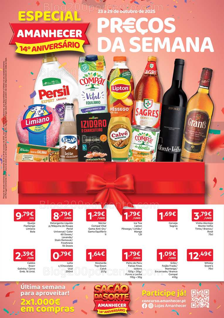 Antevisão Folheto AMANHECER Promoções de 23 a 29 outubro