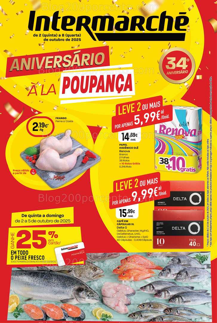 Antevisão Folheto INTERMARCHÉ Contact Promoções de 2 a 8 outubro