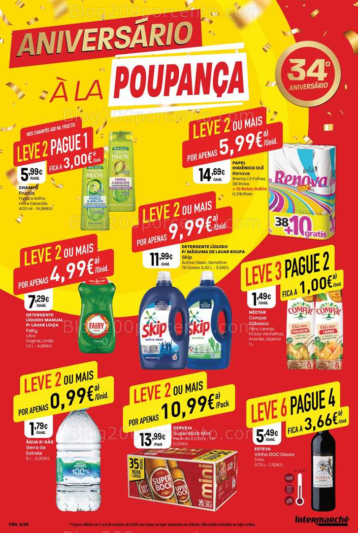 Antevisão Folheto INTERMARCHÉ Contact Promoções de 2 a 8 outubro