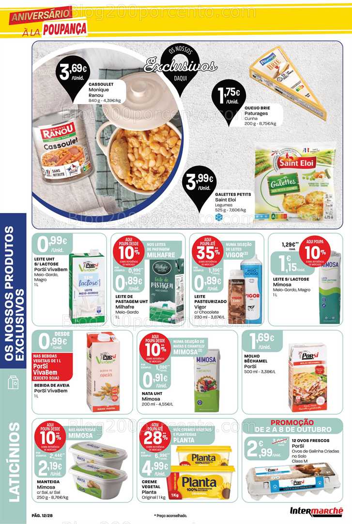 Antevisão Folheto INTERMARCHÉ Contact Promoções de 2 a 8 outubro