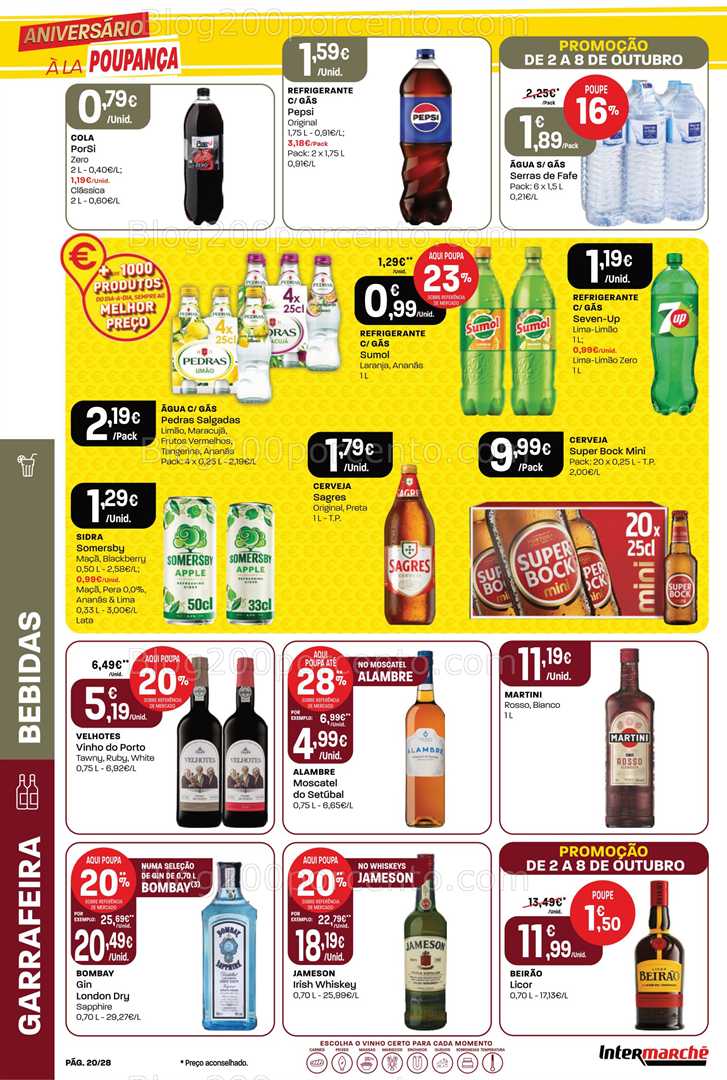 Antevisão Folheto INTERMARCHÉ Contact Promoções de 2 a 8 outubro