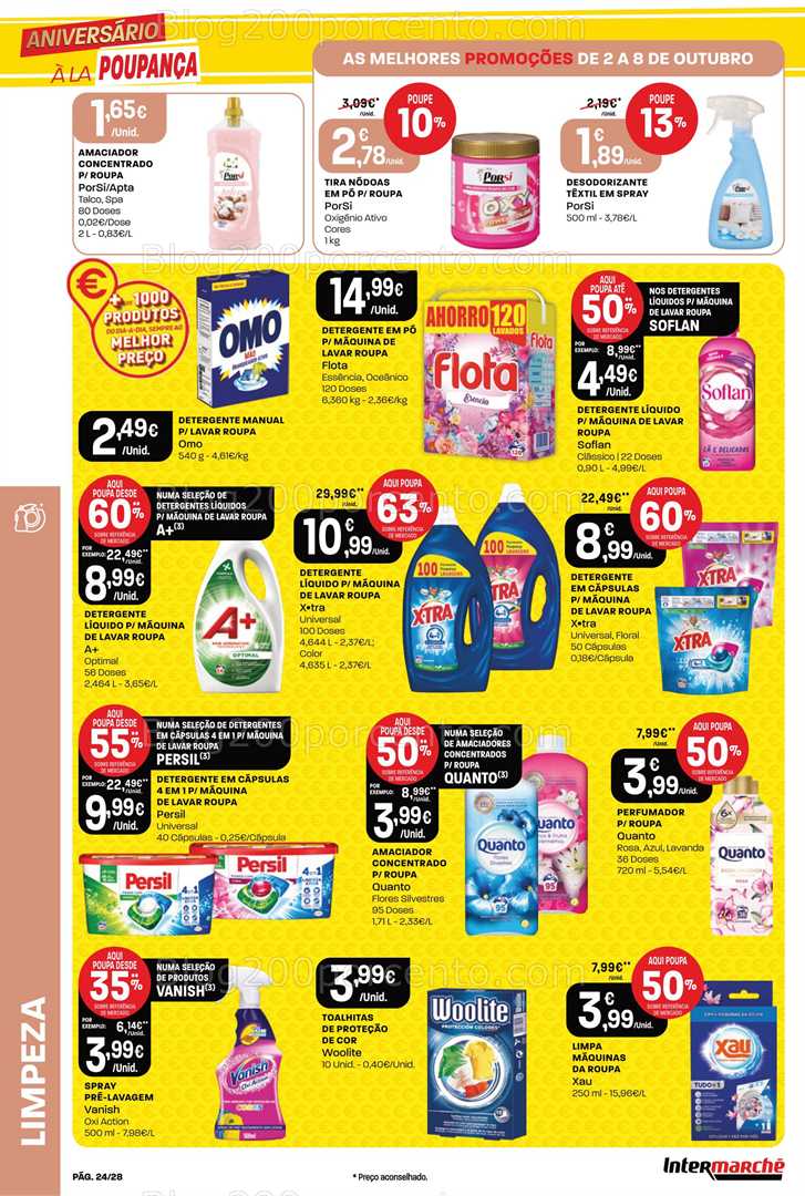 Antevisão Folheto INTERMARCHÉ Contact Promoções de 2 a 8 outubro