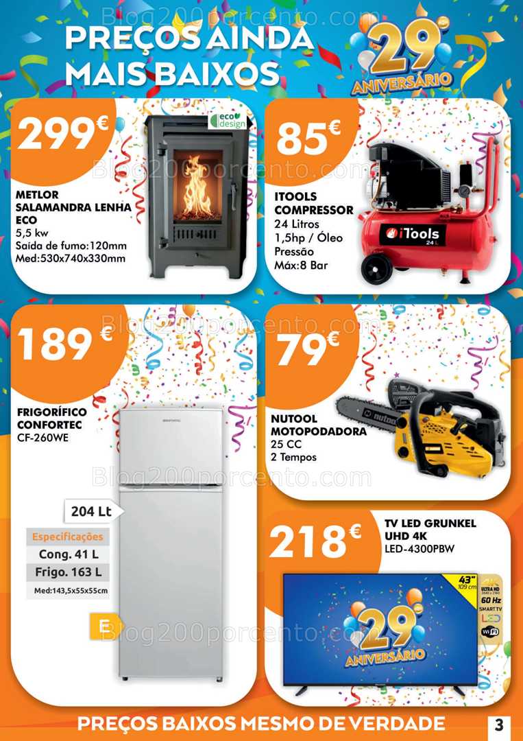 Antevisão Folheto E-LECLERC Aniversário Promoções de 16 outubro a 5 novembro