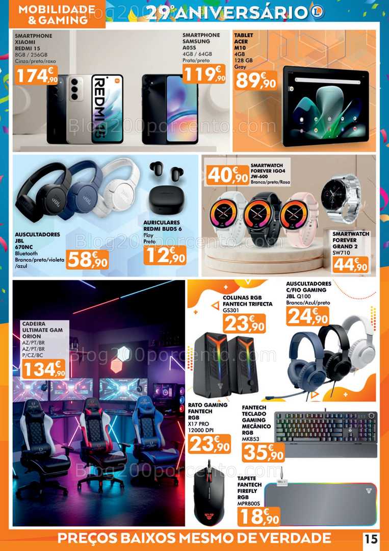 Antevisão Folheto E-LECLERC Aniversário Promoções de 16 outubro a 5 novembro