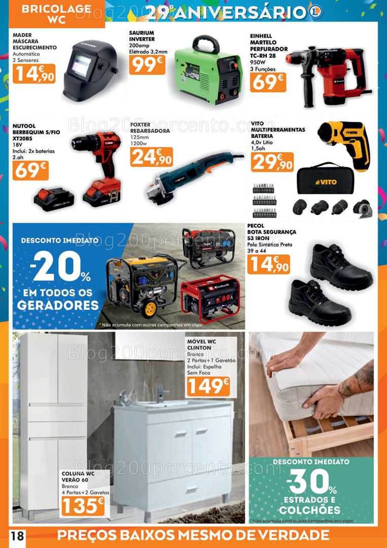 Antevisão Folheto E-LECLERC Aniversário Promoções de 16 outubro a 5 novembro