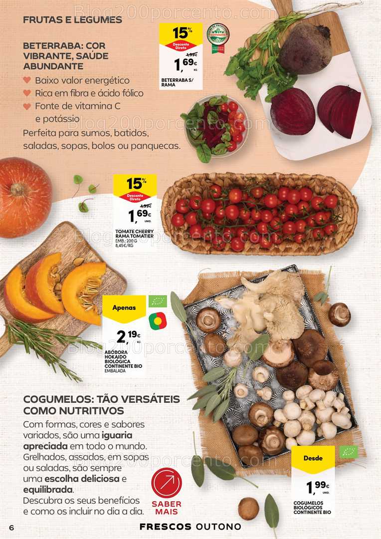 Antevisão Folheto CONTINENTE Frescos Promoções de 21 outubro a 3 novembro