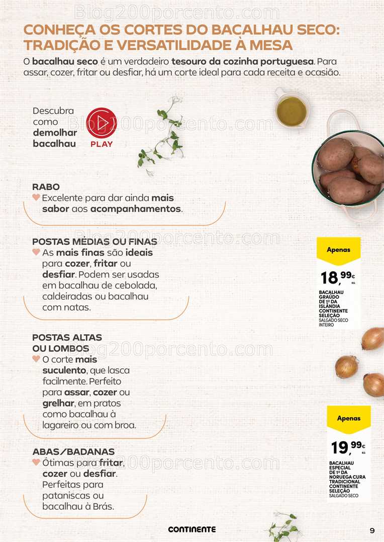 Antevisão Folheto CONTINENTE Frescos Promoções de 21 outubro a 3 novembro