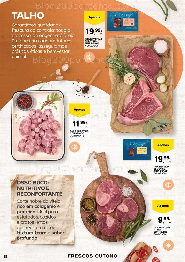 Antevisão Folheto CONTINENTE Frescos Promoções de 21 outubro a 3 novembro