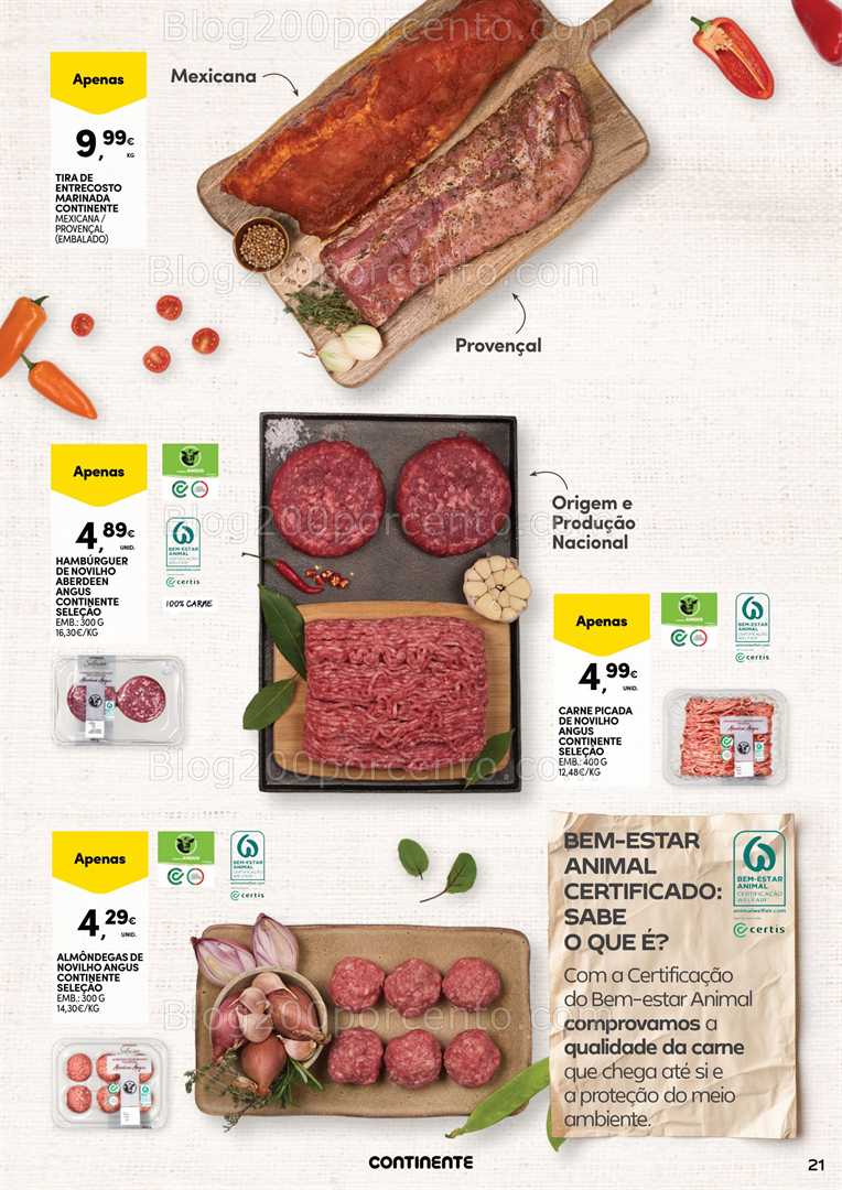 Antevisão Folheto CONTINENTE Frescos Promoções de 21 outubro a 3 novembro