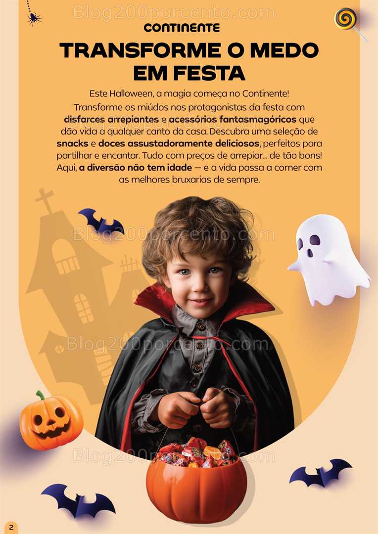 Antevisão Folheto CONTINENTE Halloween Promoções de 7 a 31 outubro