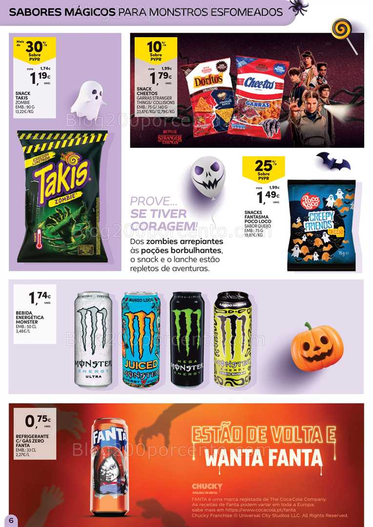Antevisão Folheto CONTINENTE Halloween Promoções de 7 a 31 outubro