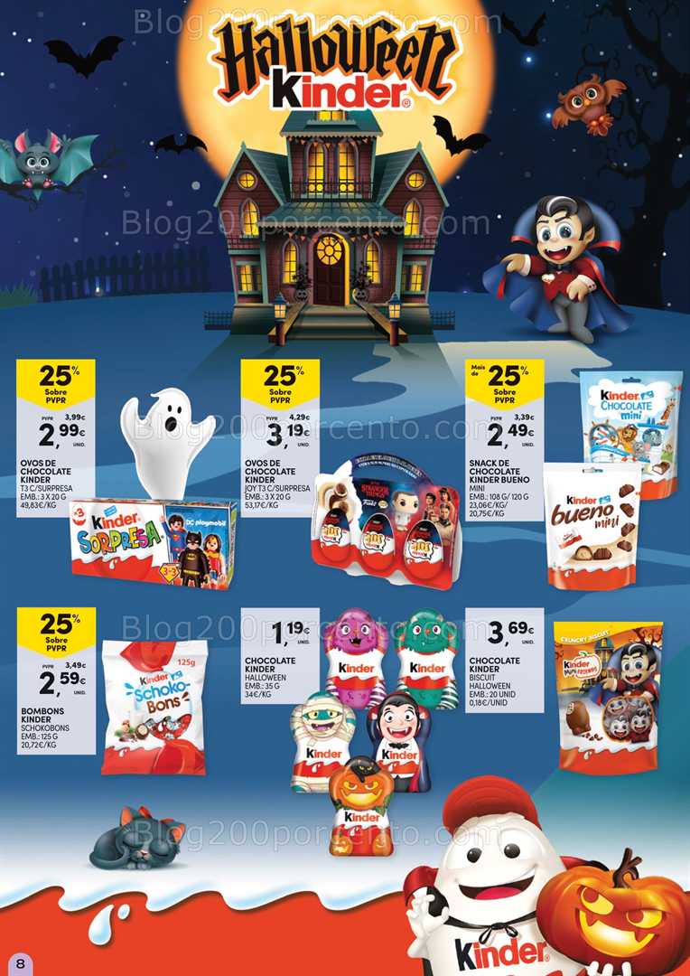 Antevisão Folheto CONTINENTE Halloween Promoções de 7 a 31 outubro