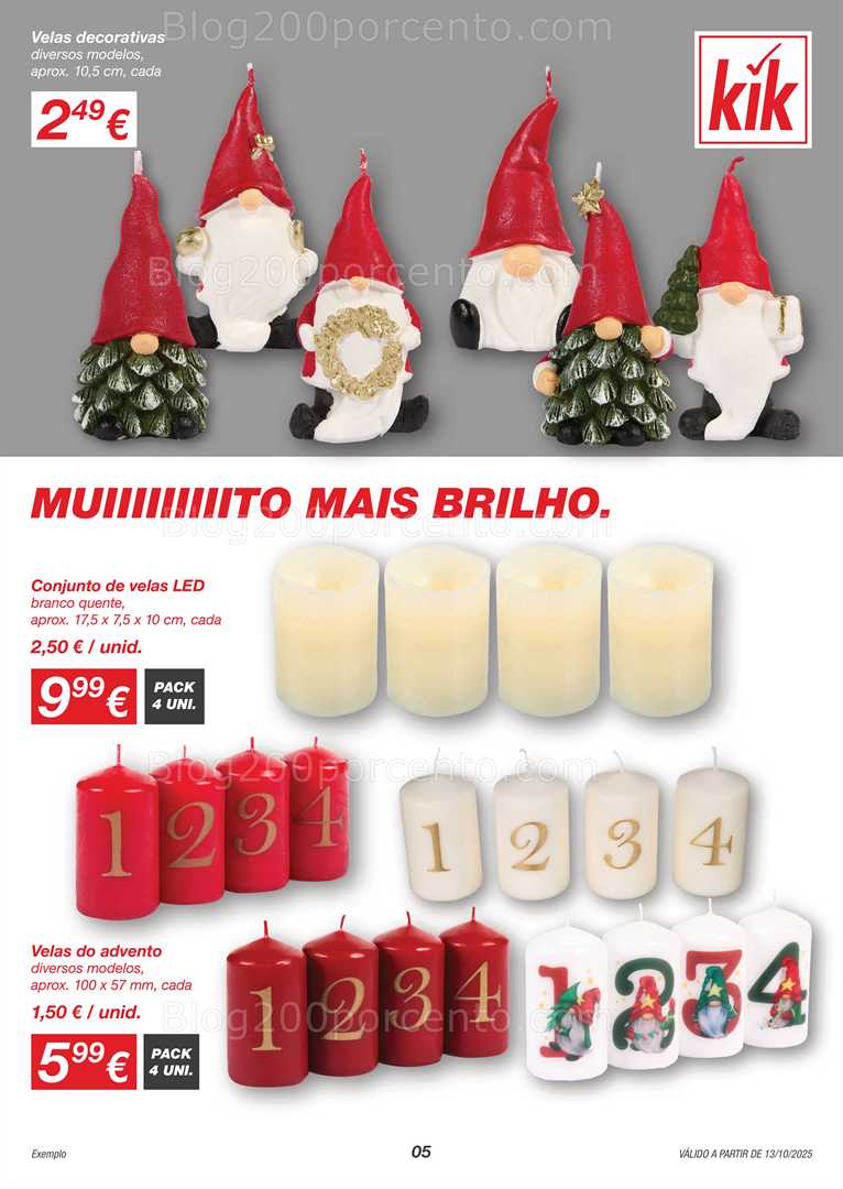 Antevisão Folheto KIK Promoções a partir de 13 de outubro