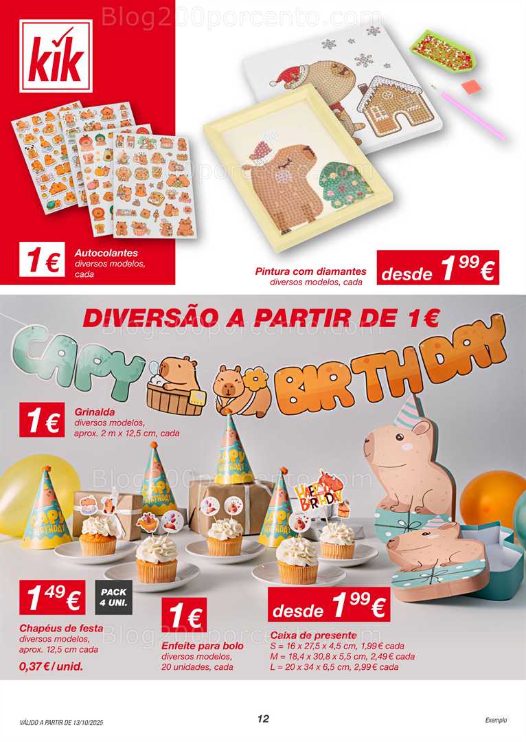 Antevisão Folheto KIK Promoções a partir de 13 de outubro