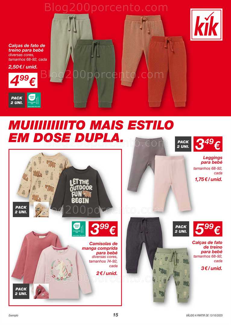 Antevisão Folheto KIK Promoções a partir de 13 de outubro