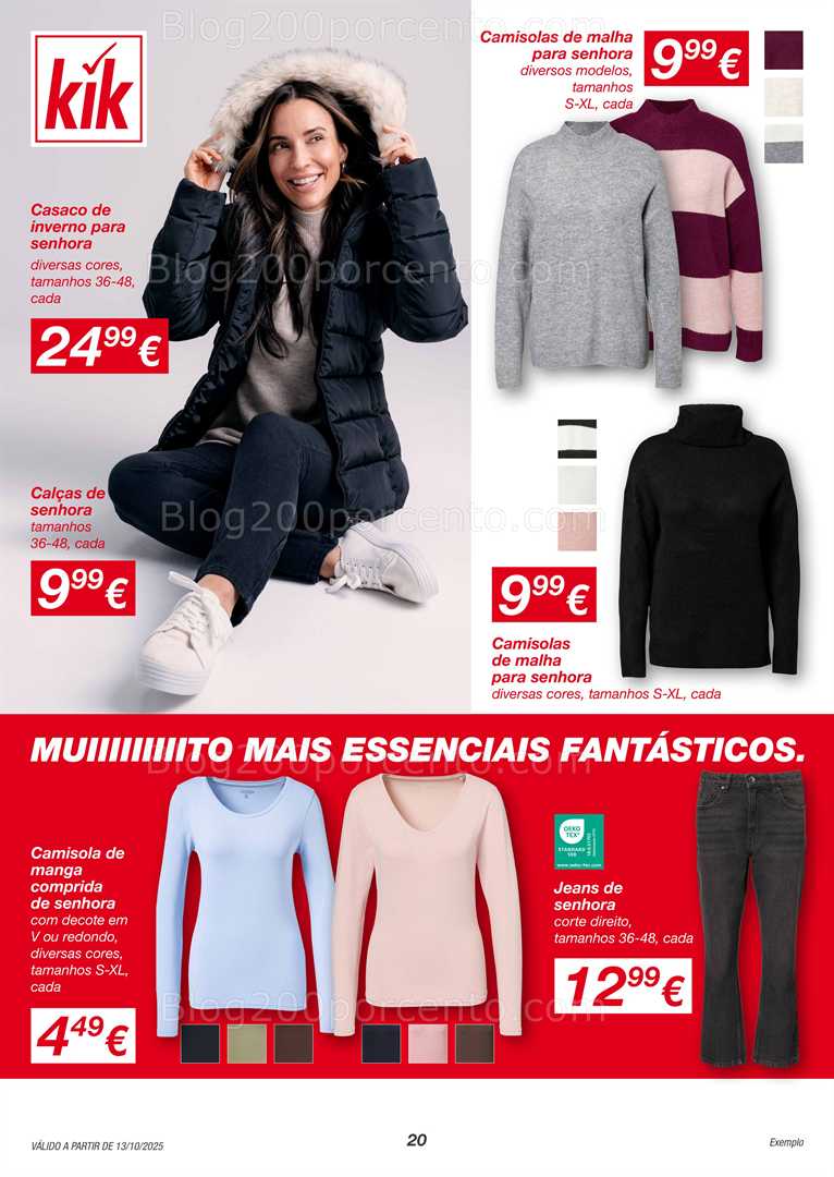 Antevisão Folheto KIK Promoções a partir de 13 de outubro