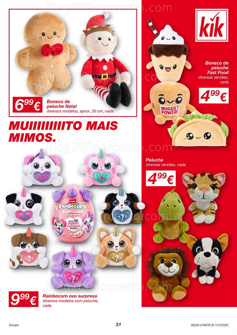 Antevisão Folheto KIK Promoções a partir de 13 de outubro