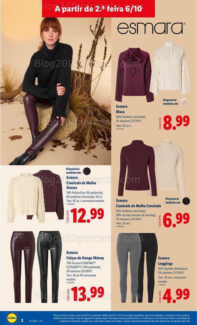 Antevisão Folheto LIDL Bazar Promoções de 6 a 16 outubro