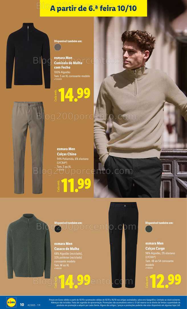 Antevisão Folheto LIDL Bazar Promoções de 6 a 16 outubro