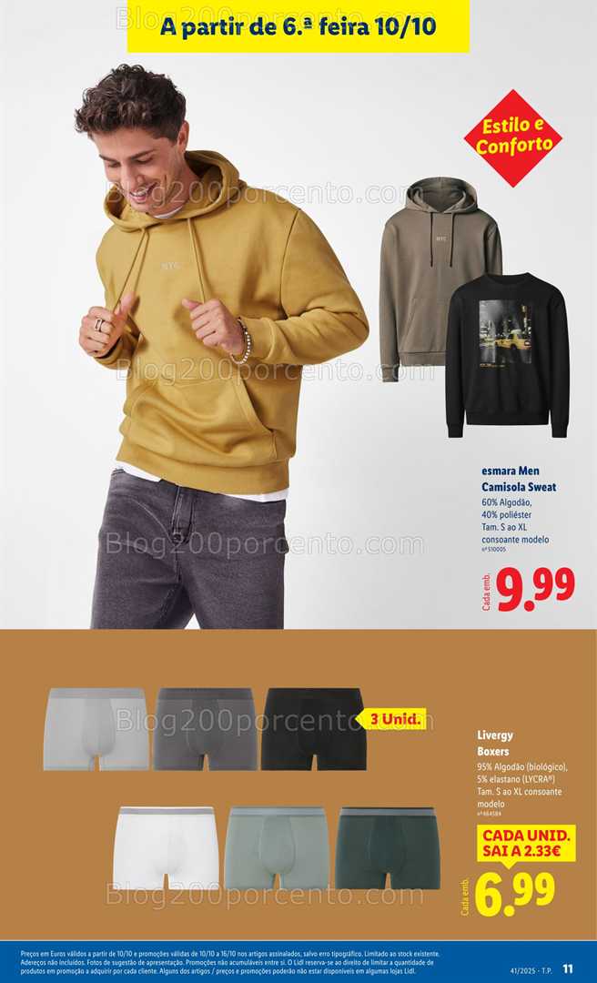Antevisão Folheto LIDL Bazar Promoções de 6 a 16 outubro