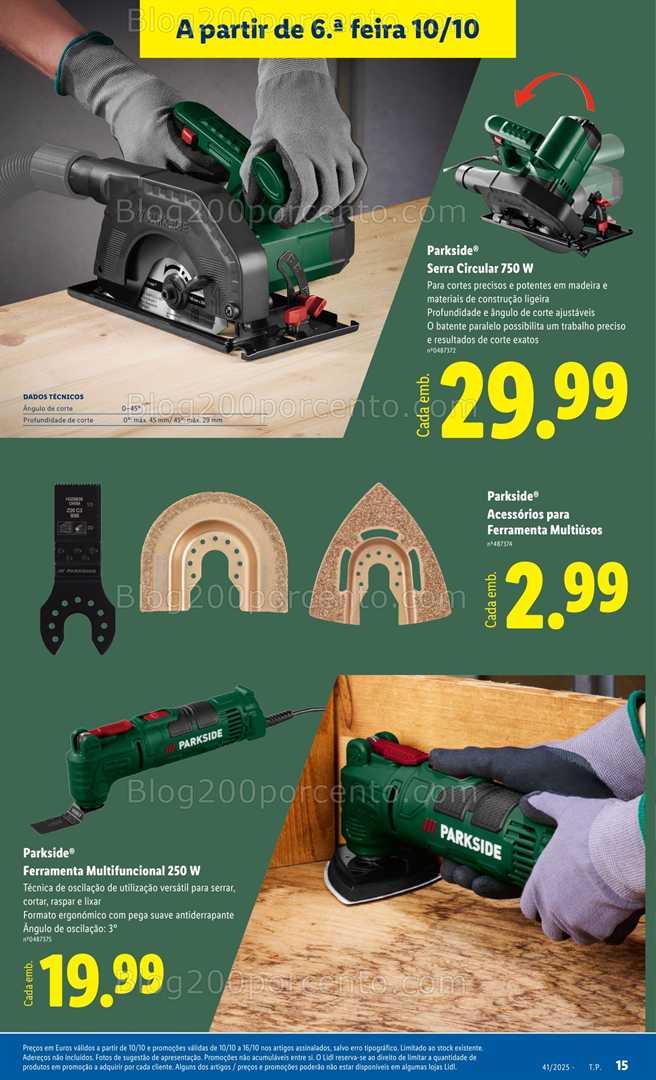 Antevisão Folheto LIDL Bazar Promoções de 6 a 16 outubro