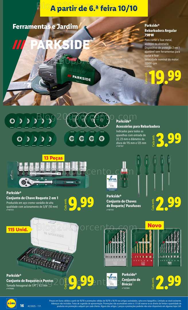 Antevisão Folheto LIDL Bazar Promoções de 6 a 16 outubro
