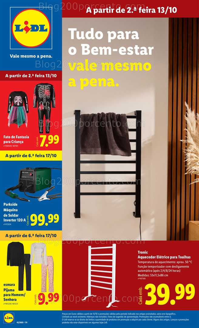 Antevisão Folheto LIDL Bazar Promoções de 13 a 23 outubro - Edição Digital