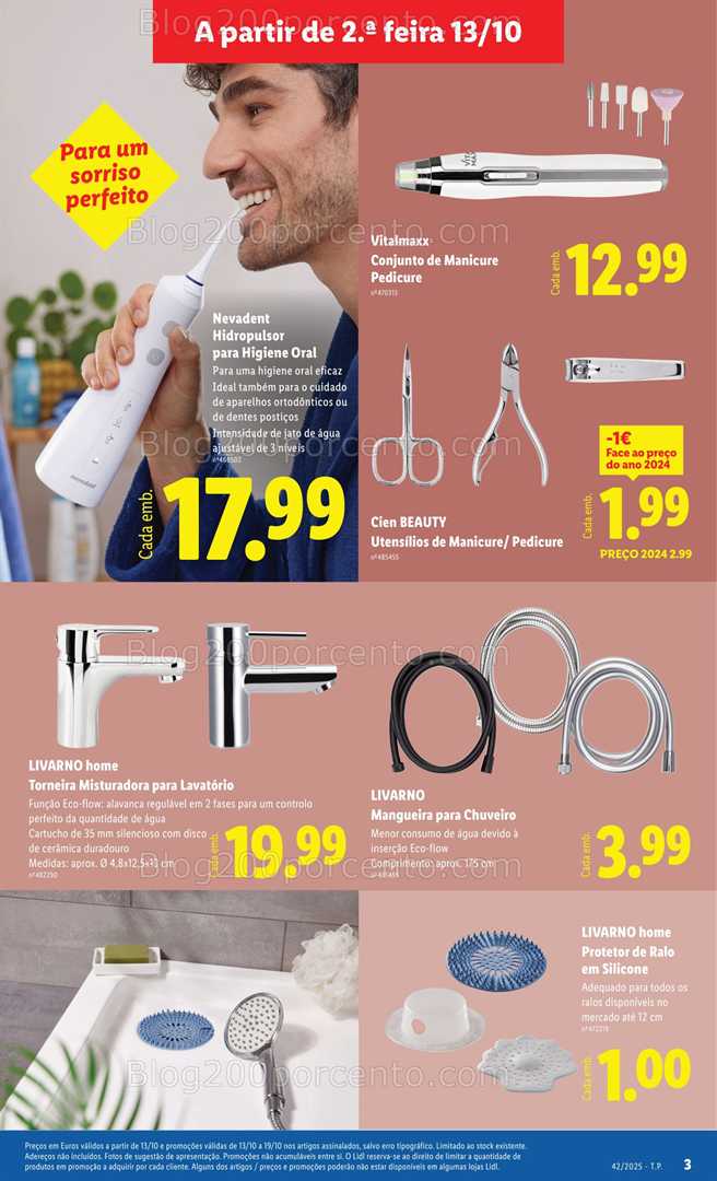 Antevisão Folheto LIDL Bazar Promoções de 13 a 23 outubro - Edição Digital