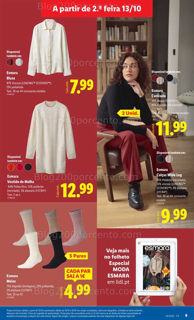 Antevisão Folheto LIDL Bazar Promoções de 13 a 23 outubro - Edição Digital