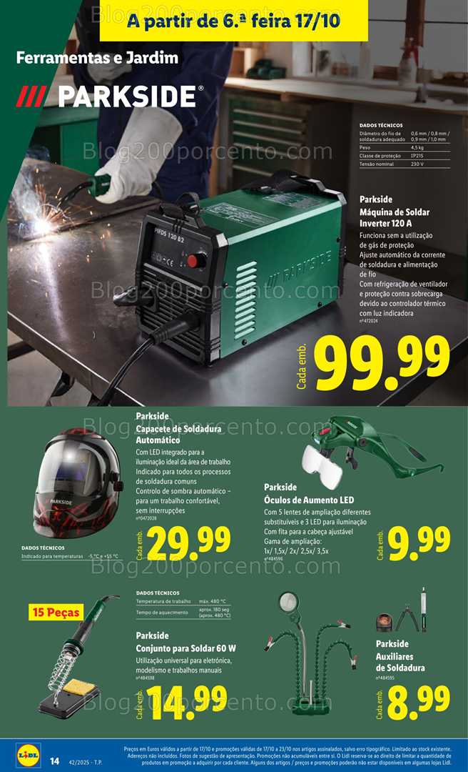 Antevisão Folheto LIDL Bazar Promoções de 13 a 23 outubro - Edição Digital