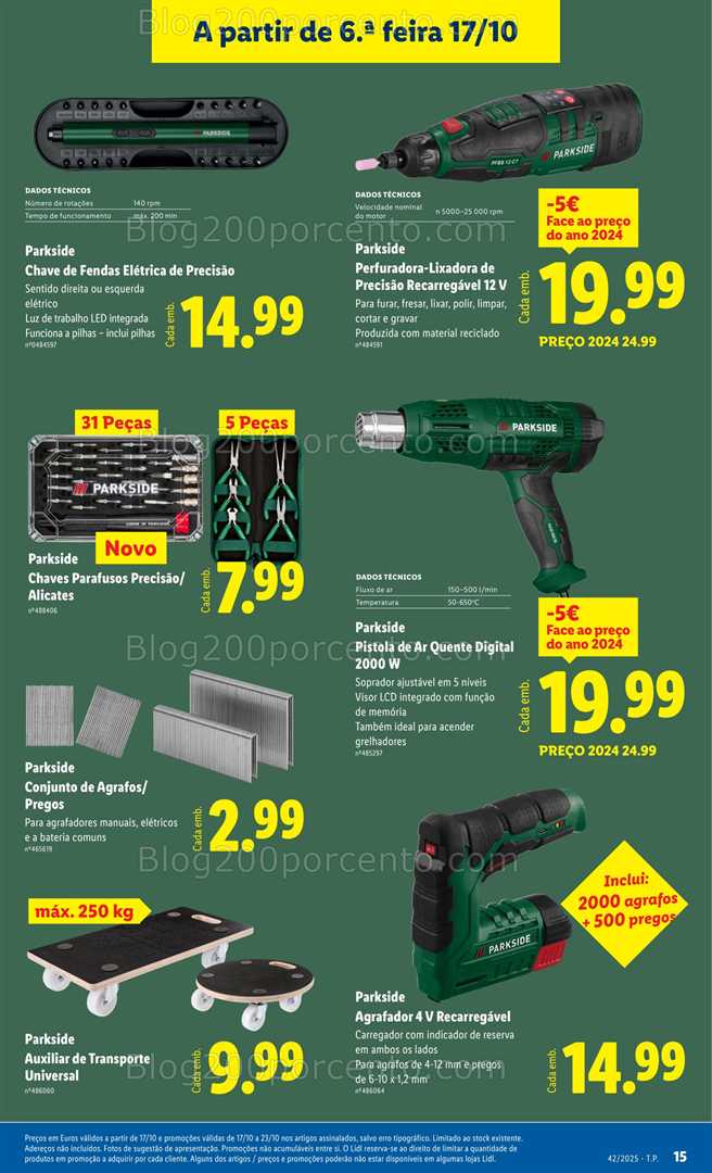 Antevisão Folheto LIDL Bazar Promoções de 13 a 23 outubro - Edição Digital