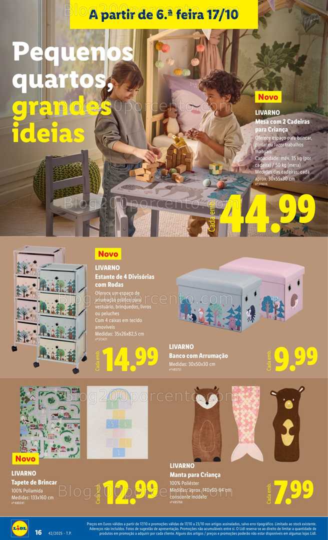 Antevisão Folheto LIDL Bazar Promoções de 13 a 23 outubro - Edição Digital