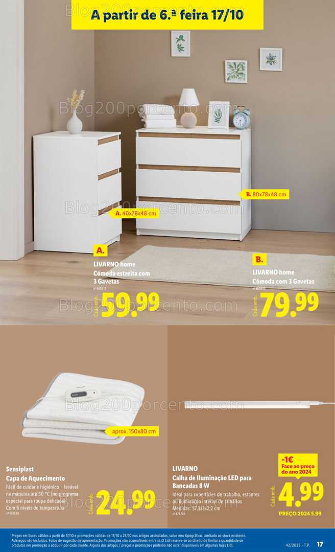 Antevisão Folheto LIDL Bazar Promoções de 13 a 23 outubro - Edição Digital