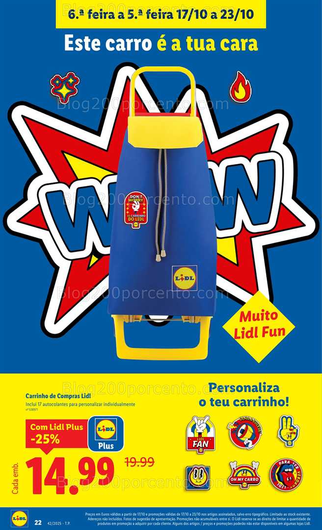 Antevisão Folheto LIDL Bazar Promoções de 13 a 23 outubro - Edição Digital